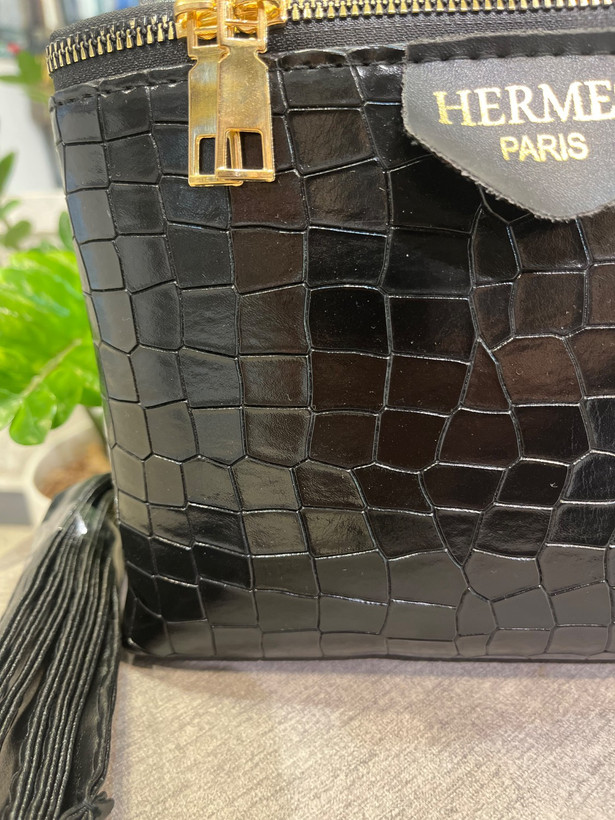 کیف مشکی مجلسی هرمس