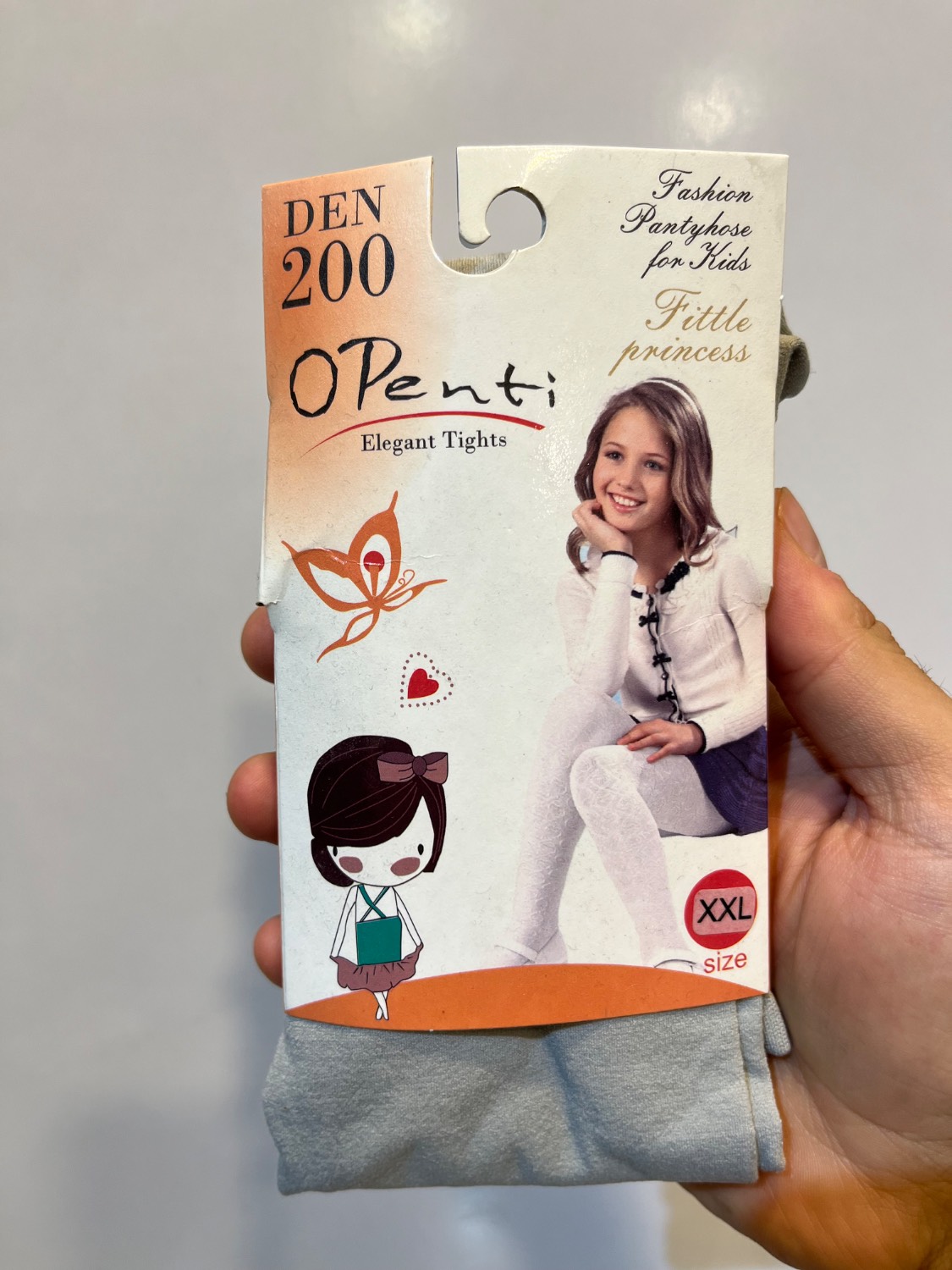 جوراب شلواری ساده دخترانه پنتی