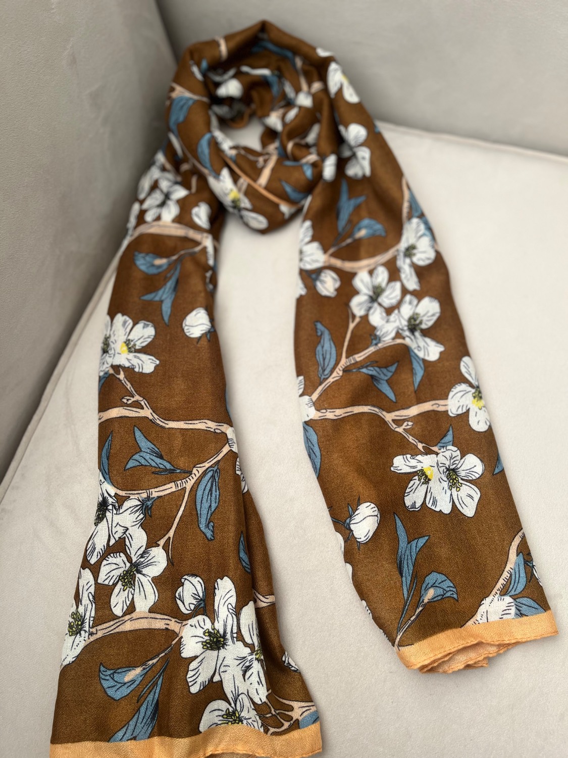 شال طرحدار سیااسکارف وارداتی