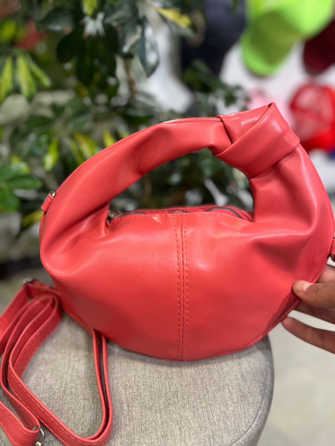 کیف چرمی دسته گره