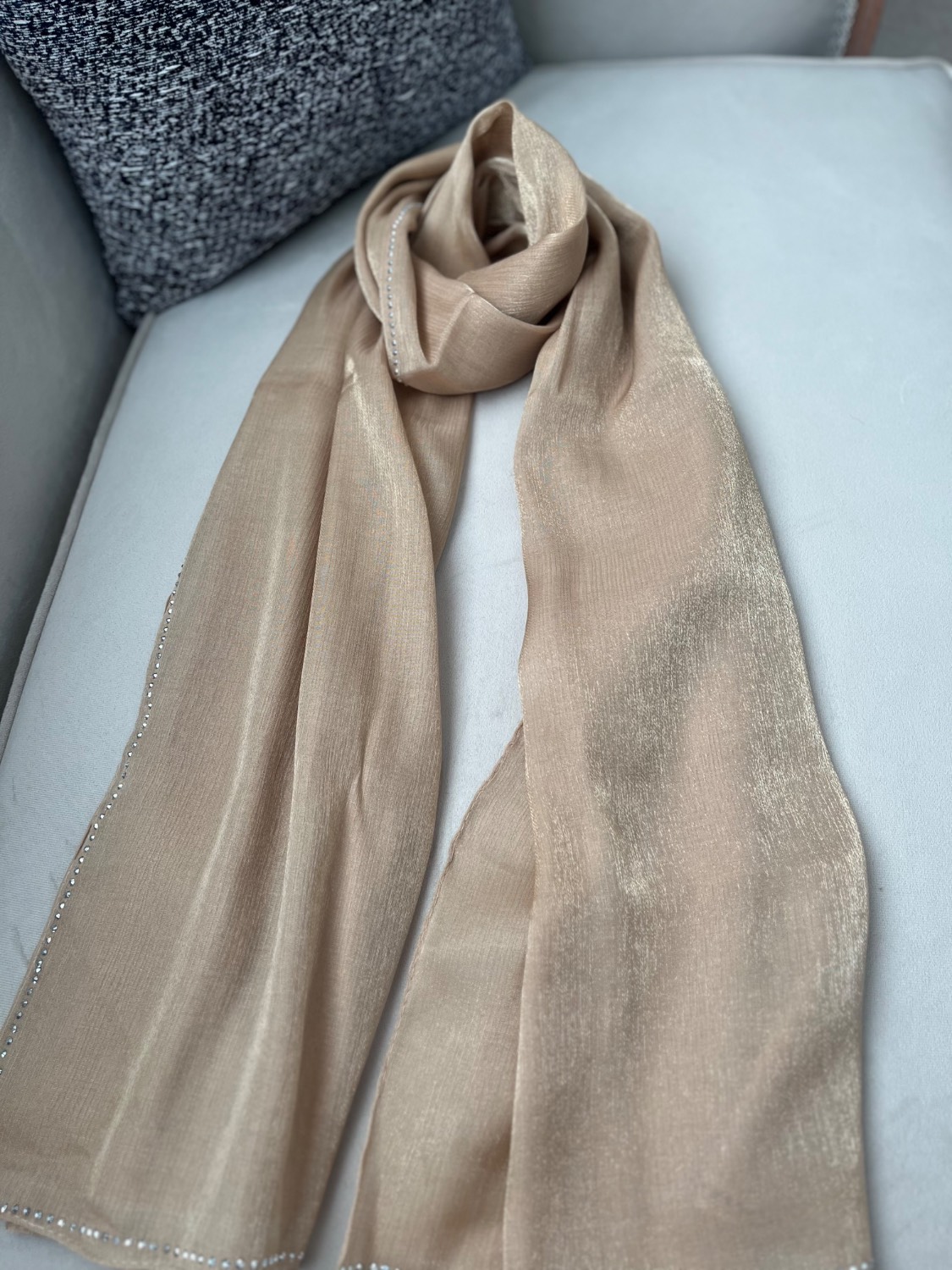 شال ژان ژان ساده حاشیه نگین