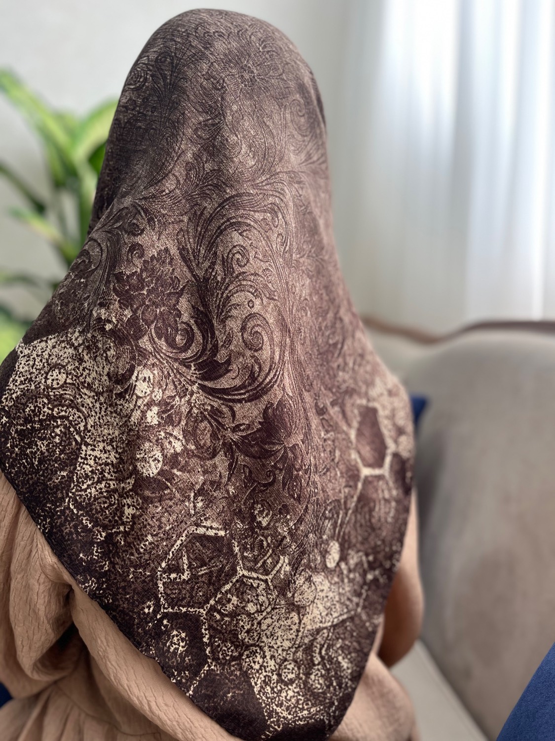 روسری نخی گارزا قواره 100 | دارای رنگبندی