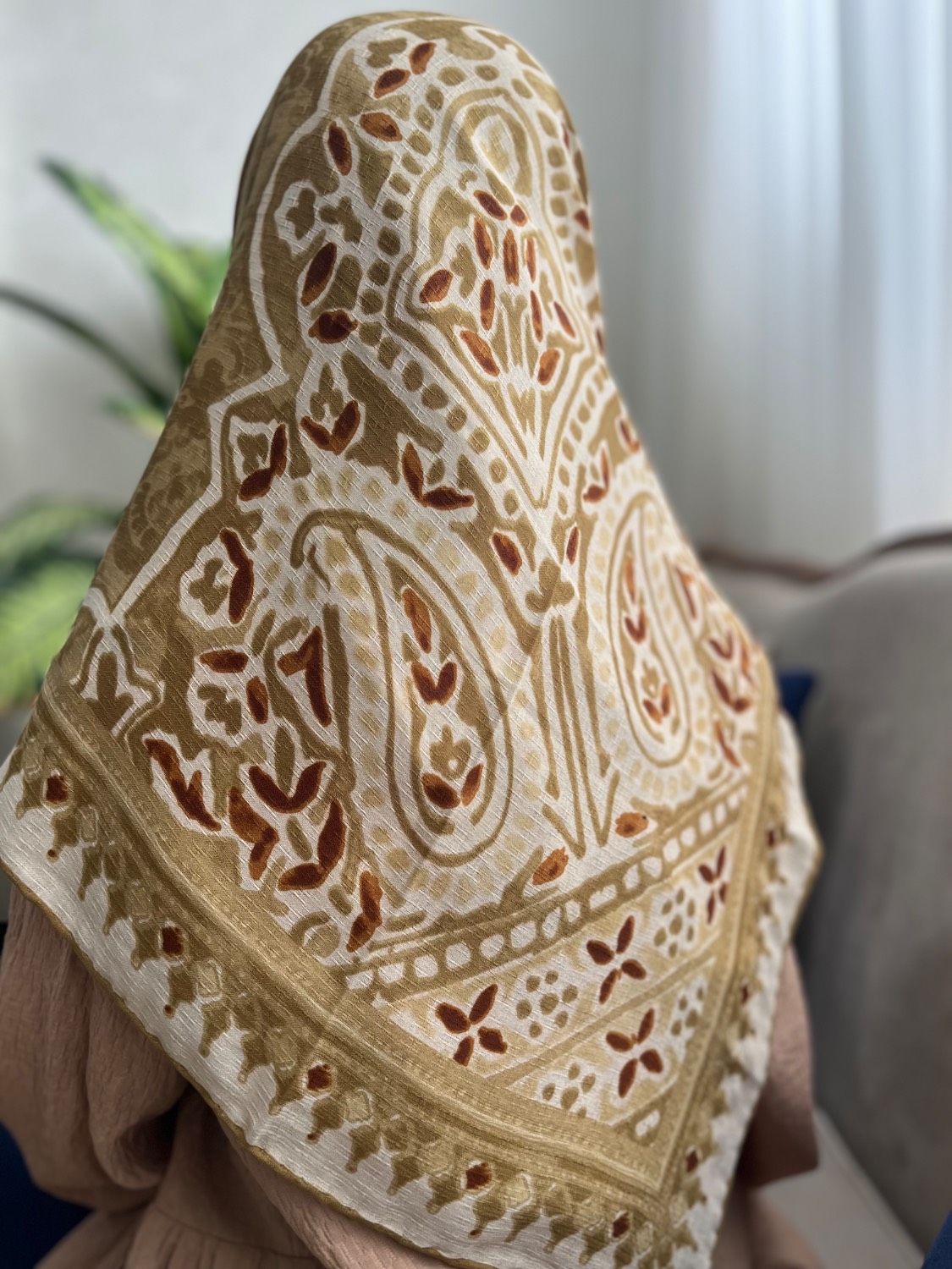 روسری نخی گارزا قواره 110 | دارای رنگبندی