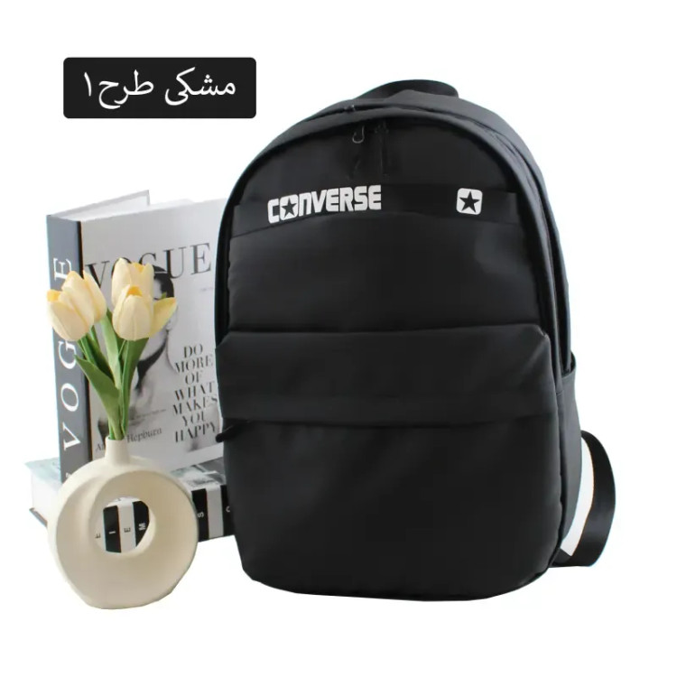 کوله پشتی اسپرت مدرسه دانشگاه ورزشی پارچه ای با 5 جیب بیرونی و 3 جیب داخلی