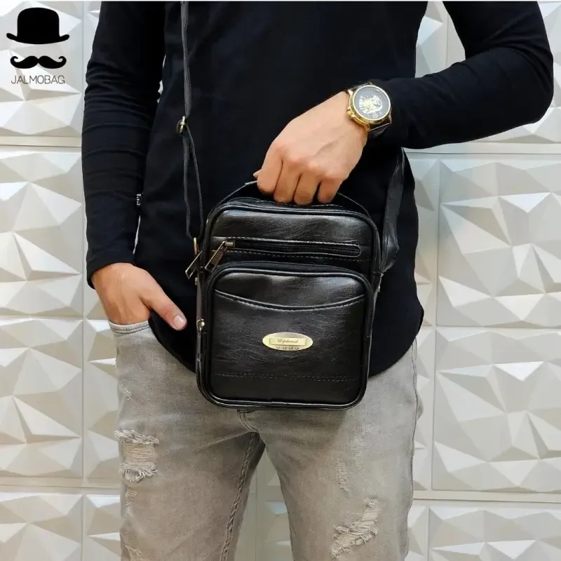 کیف دوشی مردانه چرمی دیپلمات بزرگ چرم صنعتی درجه یک