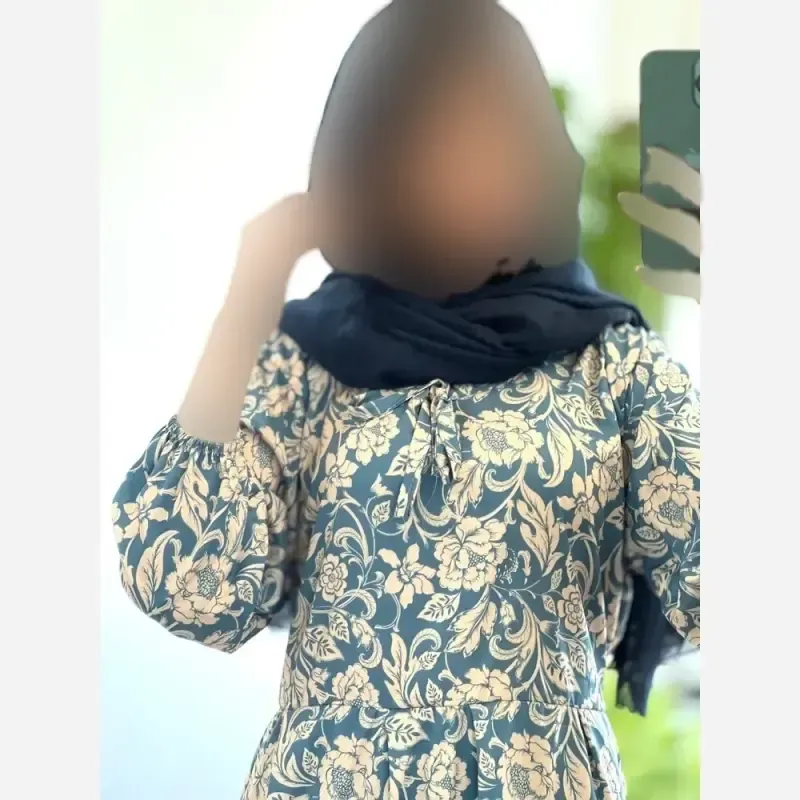 پیراهن ساحلی زنانه جنس فلور بوگاتی فری سایز قد 135