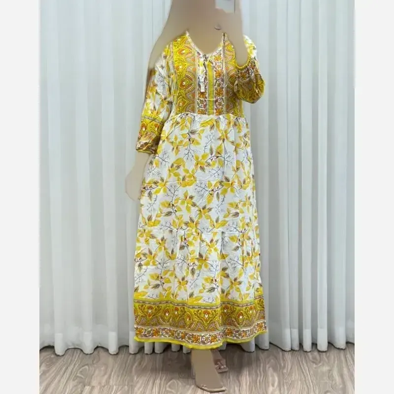 ساحلی نخی حاشیه دار خنک و نرم فری سایز مناسب سایز 40 تا 48