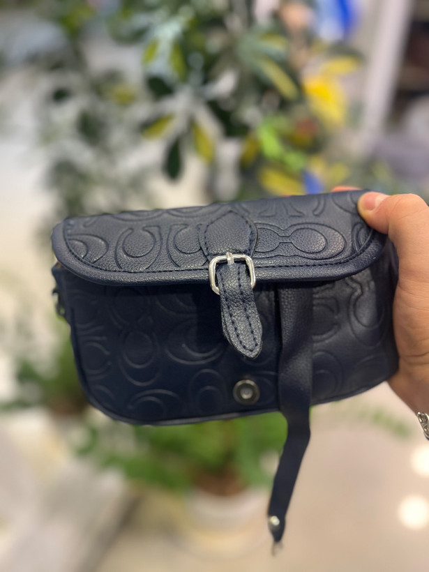 کیف کوچ در دار | رنگ سورمه ای
