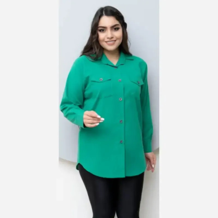 شومیز لنین اسطوره کمربنددار سایز فری 38 تا 46