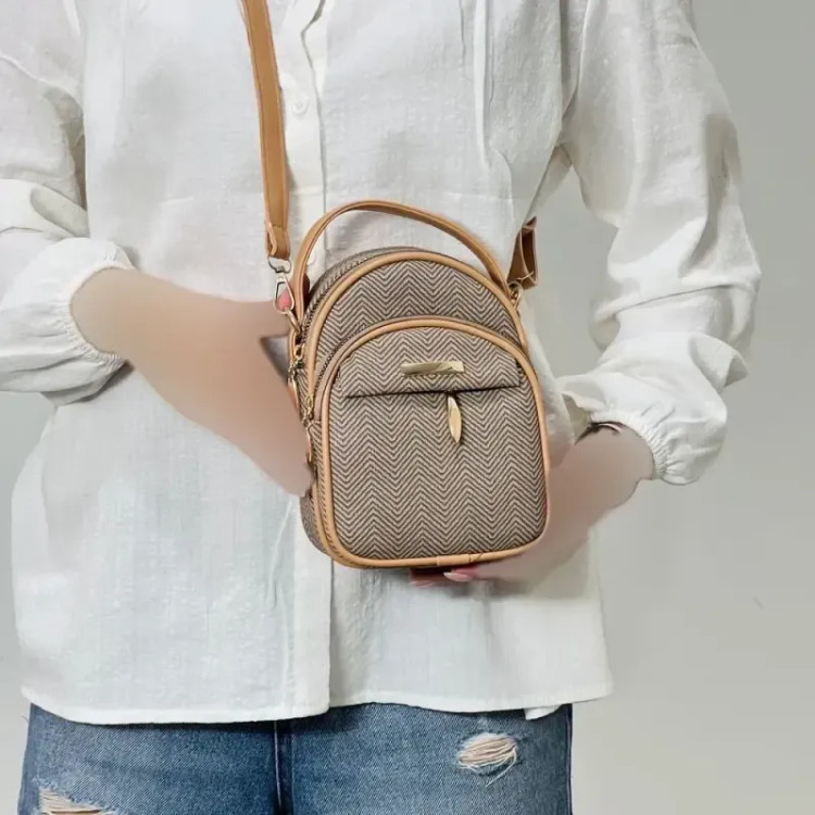 کیف ایستاده زنانه جنس شرانگ بند دستی و دوشی قابل تنظیم