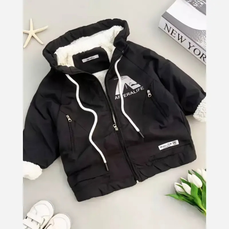 سویشرت کاپشنی تینجری ضد آب و ضد باد داخل خز ببعی سایز 50 تا 65